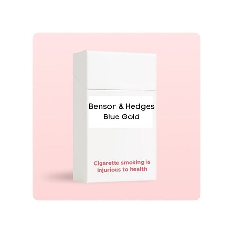 Benson and hedges blue gold cigarette