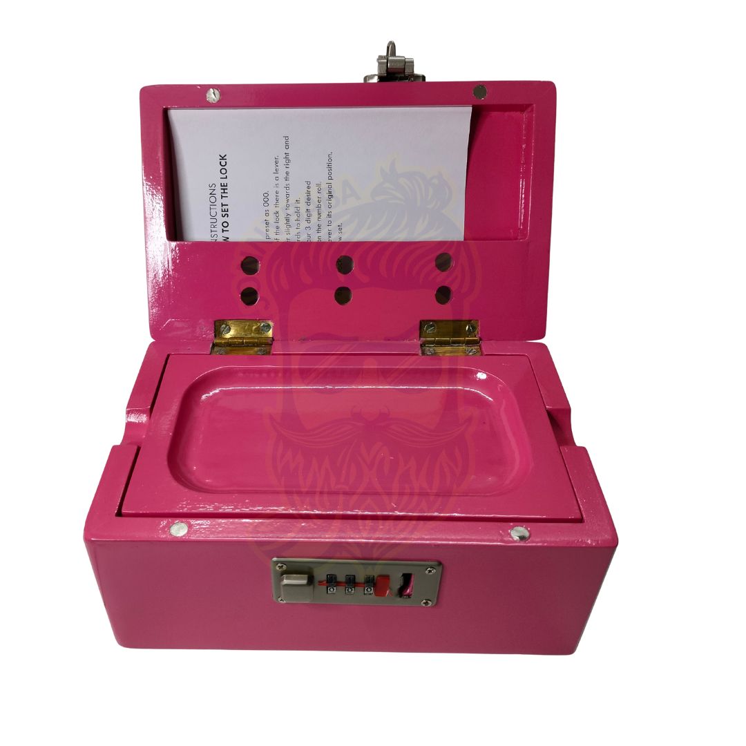 Pink Pearl Wooden Stashbox with Lock online