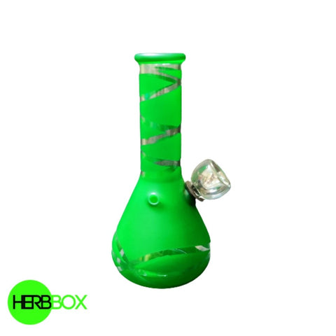 Mini Glass Bong - 5 inch (Green)