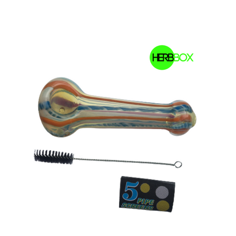 Long Island glass pipe available on Herbbox India 