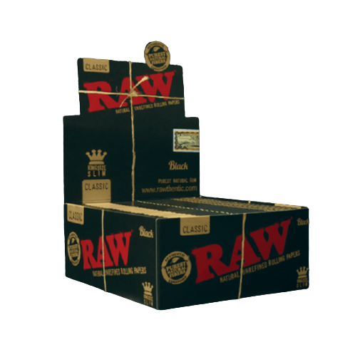 Raw classic black king size full box available on Herbbox India 