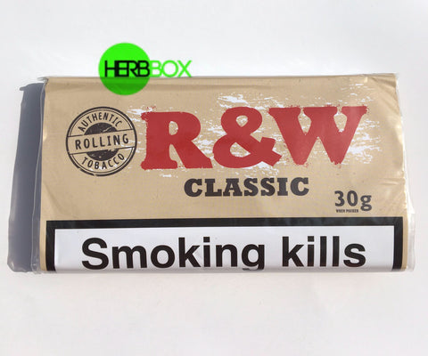 R & W classic rolling tobacco available on Herbbox India 