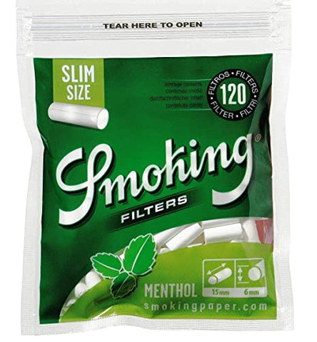 Smoking filters menthol
