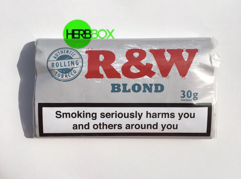 R & W blond rolling tobacco available on Herbbox India 
