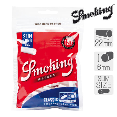 Smoking filters slim and long 