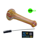 Mellow mango glass pipe available on Herbbox India 