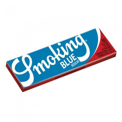 Smoking blue small rolling paper available on Herbbox India 