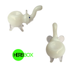 White elephant glass pipe available on Herbbox India 