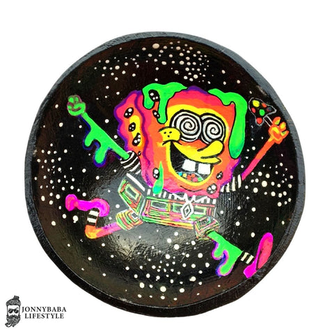 Psy Spongebob SquarePants coconut crushing/mixing bowl available on Herbbox India 