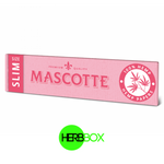 Mascotte king size slim pink rolling paper available on Herbbox India 