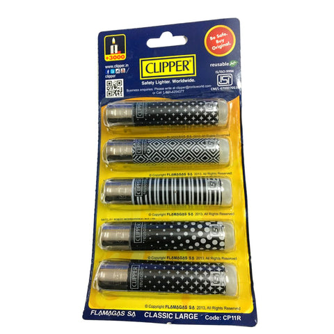 Clipper monochrome Series lighters