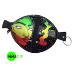 Rasta girl hand painted crushing pouch available on Herbbox India 