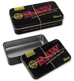 Raw black tin case available on Herbbox India 