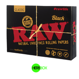 Raw black playing cards available on Herbbox India 