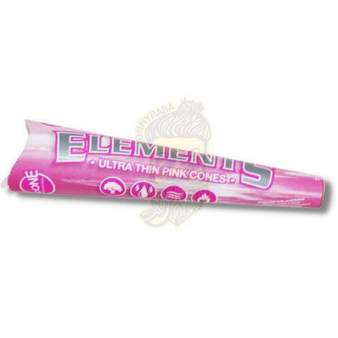 Elements Pink King Size Pre-Rolled Cones 