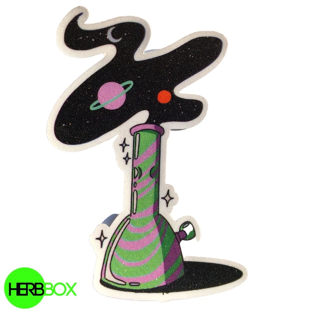 trippy bong sticker herbbox India