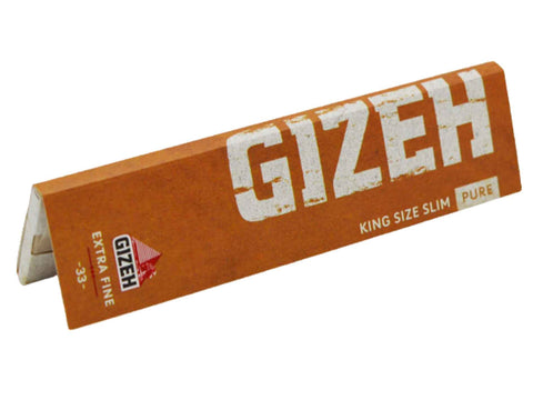 Buy Gizeh pure king size slim rolling paper on Herbbox India.