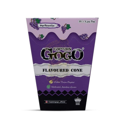 Gogo Grape Flavored Pre-rolled Cones - Jonnybaba