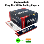 Captain GoGo King Size White Rolling Papers Online in India