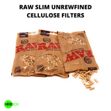 Raw Slim Unrefined Cellulose Filters (15*6)