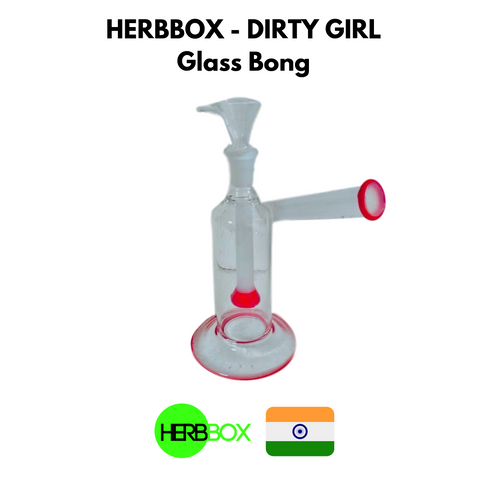 HERBBOX Dirty Girl Percolator Glass Bong Online in India