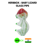 HERBBOX - Baby Lizard Glass Pipe