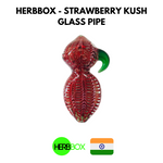 HERBBOX - Strawberry Kush Glass Pipe