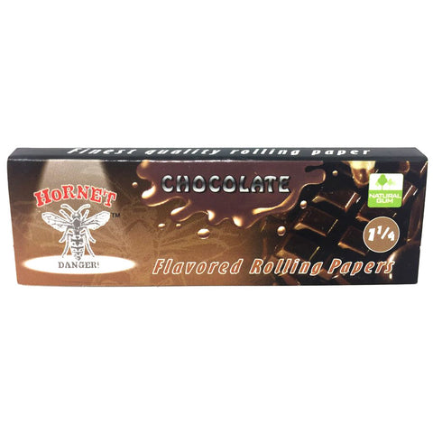 Hornet Chocolate flavored 1-1/4 Rolling Paper available on Herbbox India