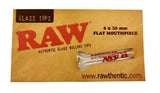 Raw Glass Tips - Flat Mouthpiece 