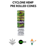 Cyclone Hemp Blunt Cones - Purple