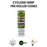 Cyclone Hemp Blunt Cones - Purple
