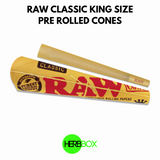 RAW Classic King Size Pre Rolled Cones