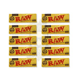 Raw Classic Single Wide - 50 sheets, Pack of 10 - Herbbox India