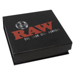 Raw dark side glass ashtray available on herbbox India