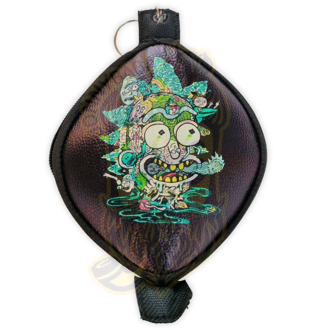 Rick and Morty stoner cartoon print crushing pouch 4