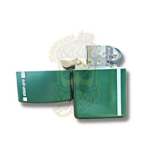 Stash-Pro Flip Top Lighter green