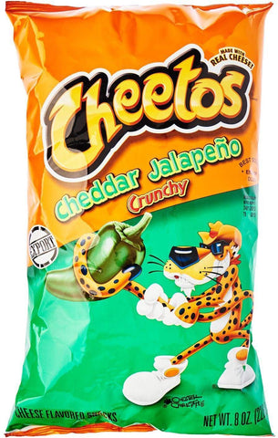 Cheetos Crunchy Cheddar Jalapeño Cheese is now available on Herbbox India.