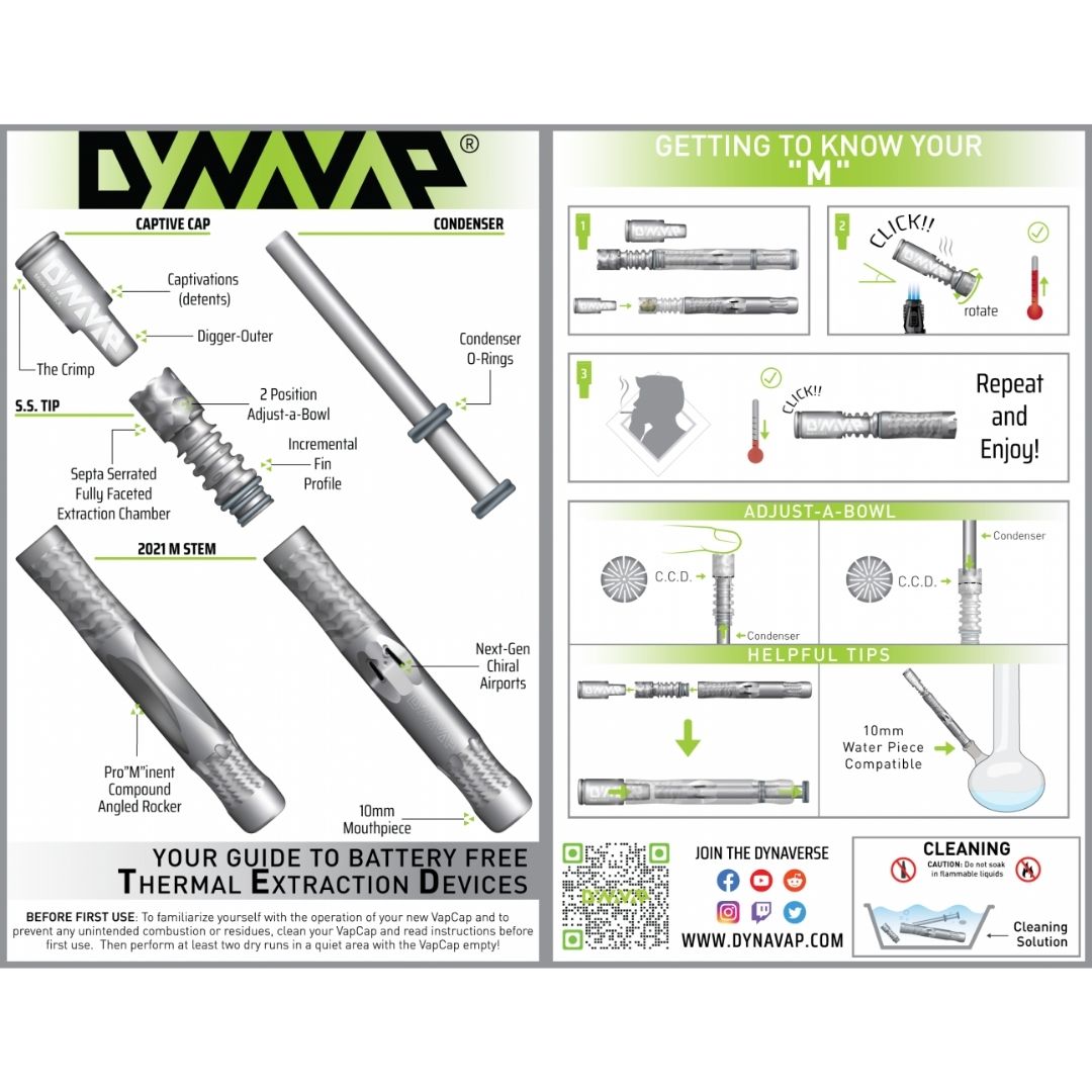 dynavap the m Verdium dry herb vaporizer available on herbbox India