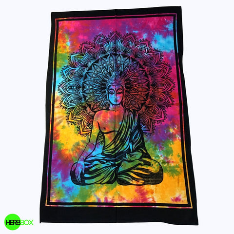 Buddha wall hanging tapestry now available on herbbox India