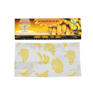 Hornet Banana flavored 1-1/4 Rolling Paper available online on Herbrbox India.