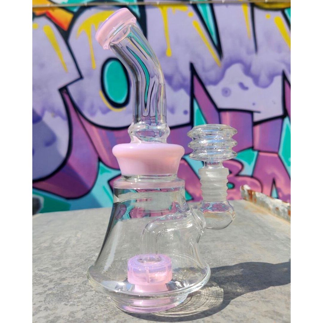 Matrix percolator 8 inch glass bong Pink