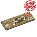 Smoking Organic Brown regular small size rolling papers now available on Herbbox India 