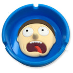 Morty silicone ashtray blue Herbbox