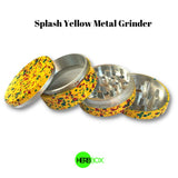 Splash Yellow - Metal Crusher/Grinder ( 4 Part ) now available on herbbox India